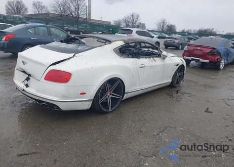 2017 Bentley Continental Gt V8 из США, поврежденный, VIN SCBFT7ZA8HC059848